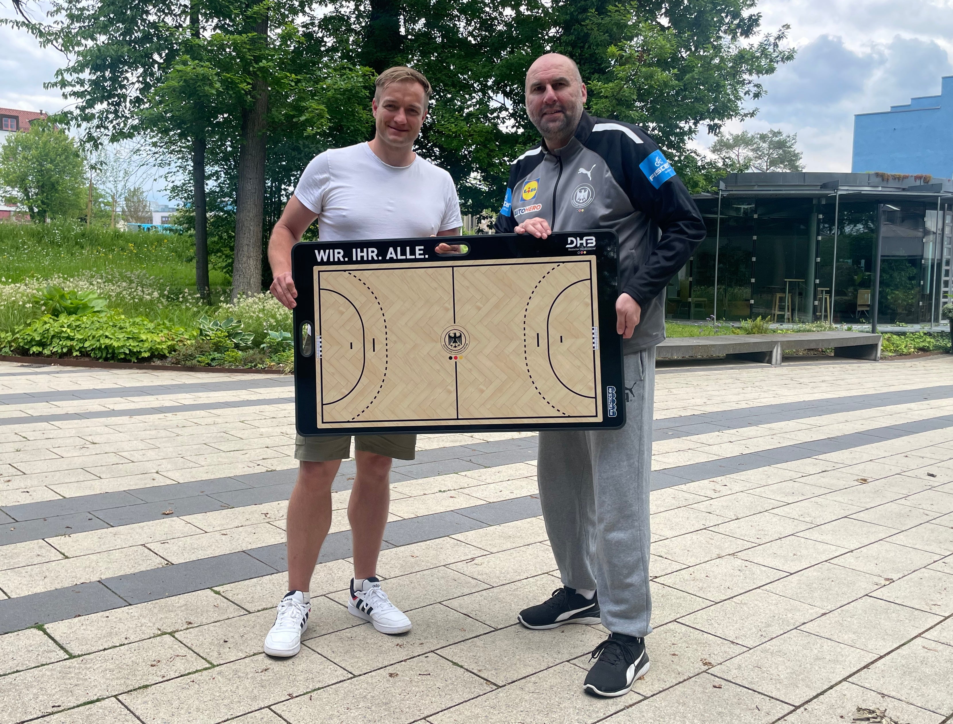 Mit deutschen Handballern bei Olympischen Spielen 2024 in Paris