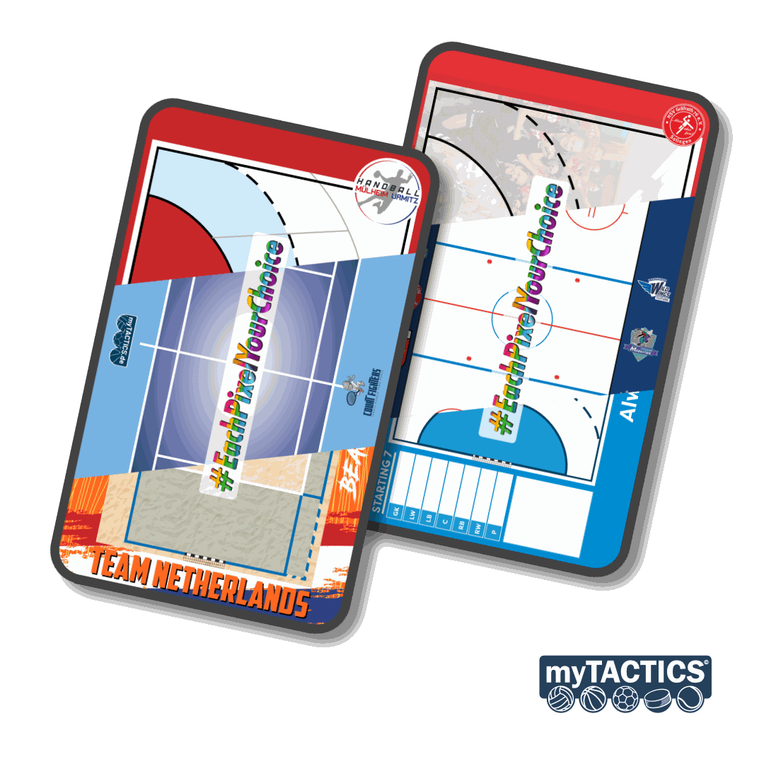 Taktikboard Designer mit individuellem 2D-Konfigurator und Magnetoberfläche