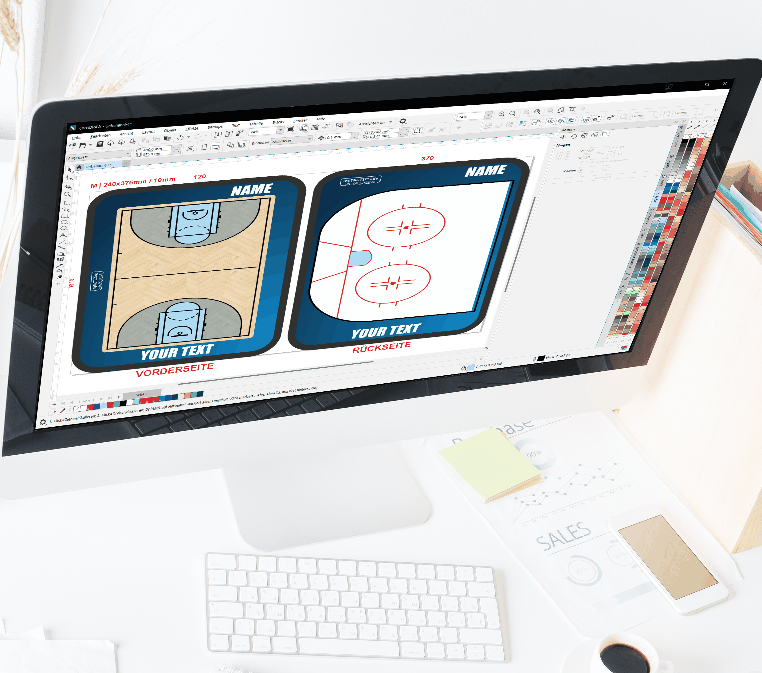 Professioneller gestaltungsservice für individuelle board designs