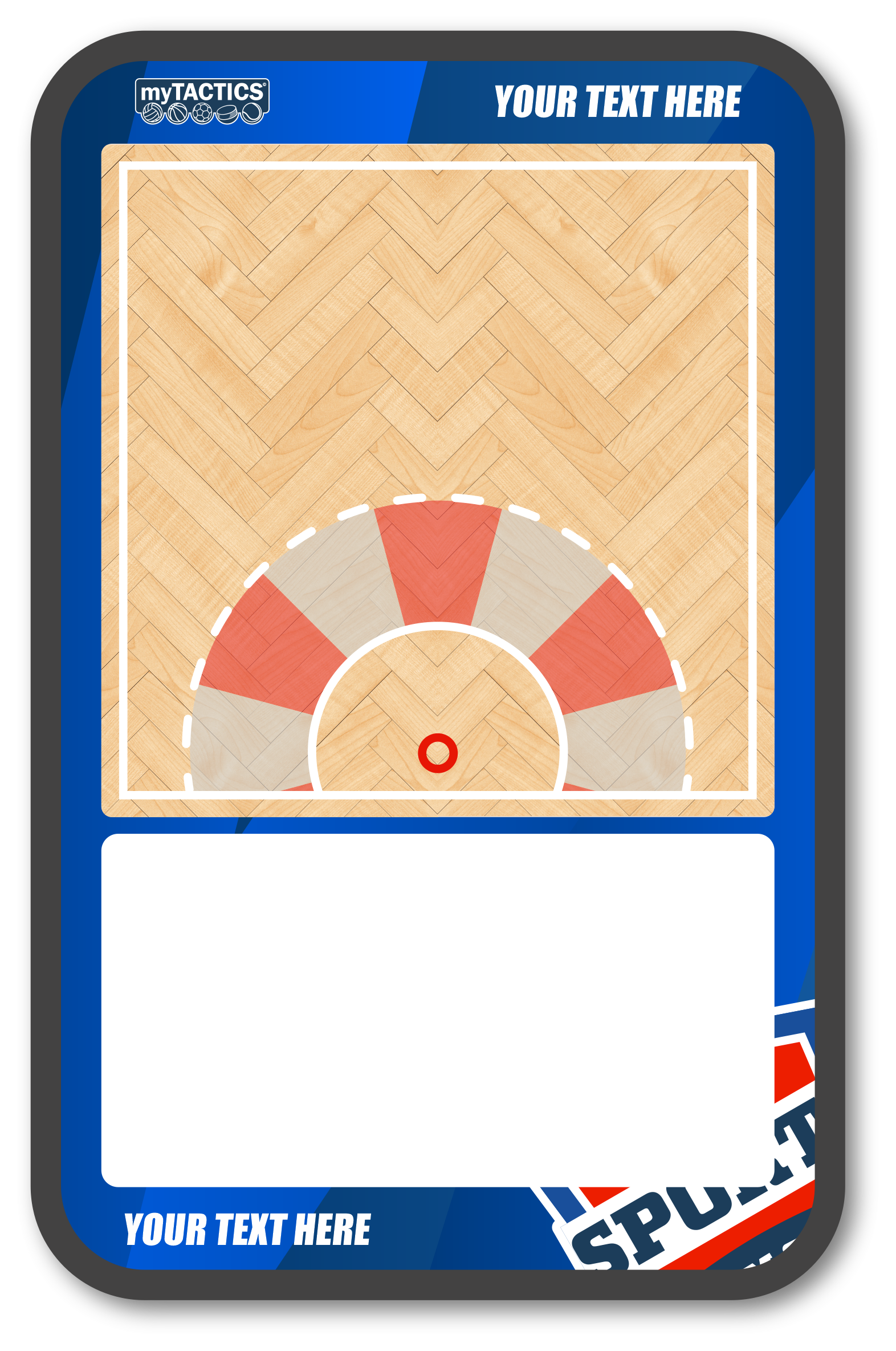 Tableau tactique de balle au panier