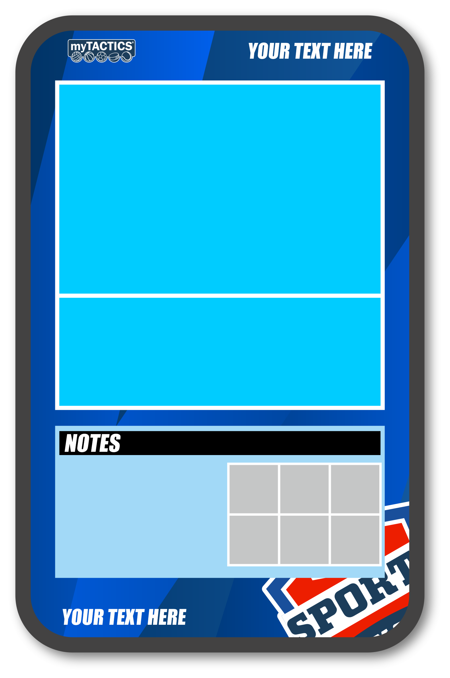 Volleyball tactics board