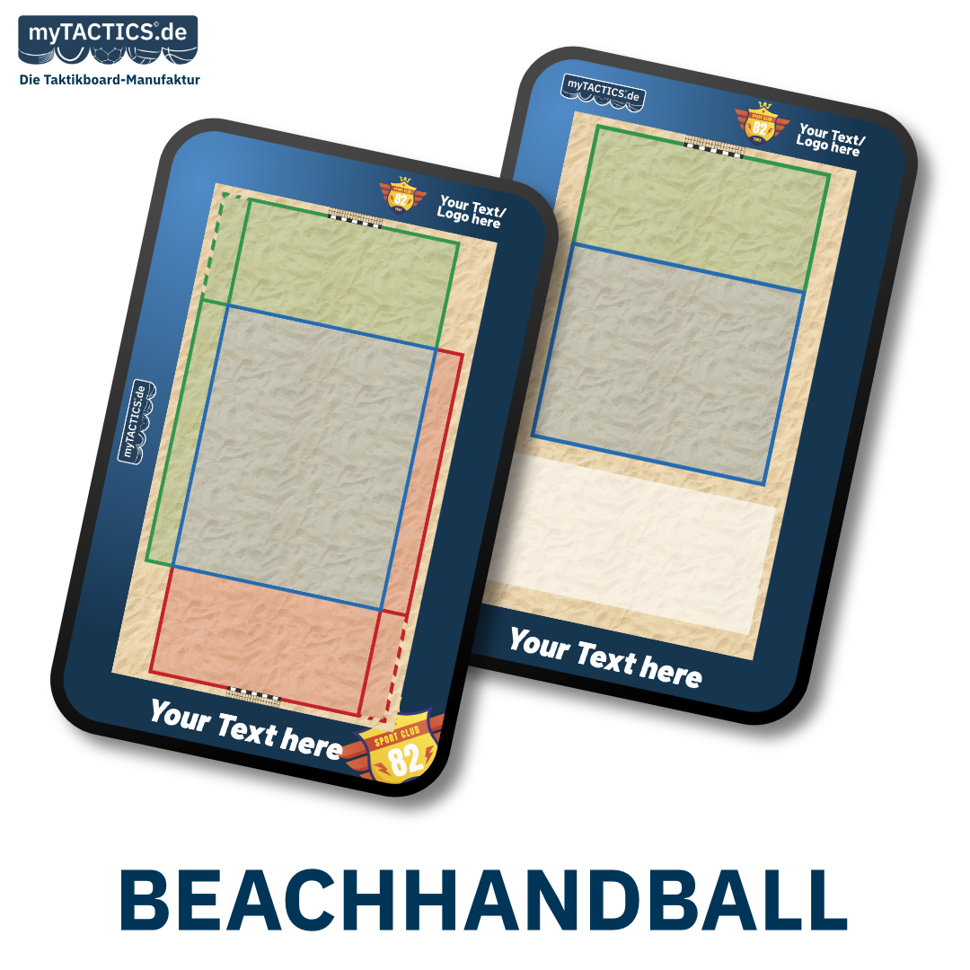 Tactics board beach handball/beach volleyball
