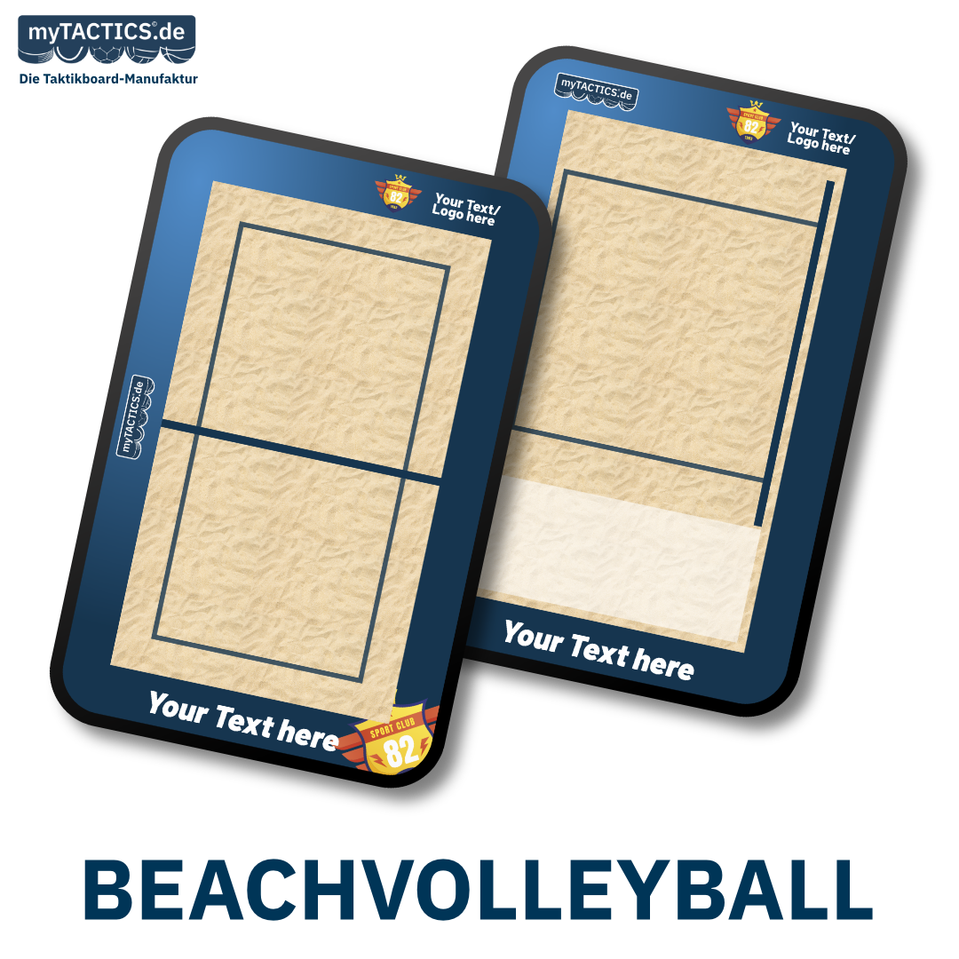 Tactics board beach handball/beach volleyball
