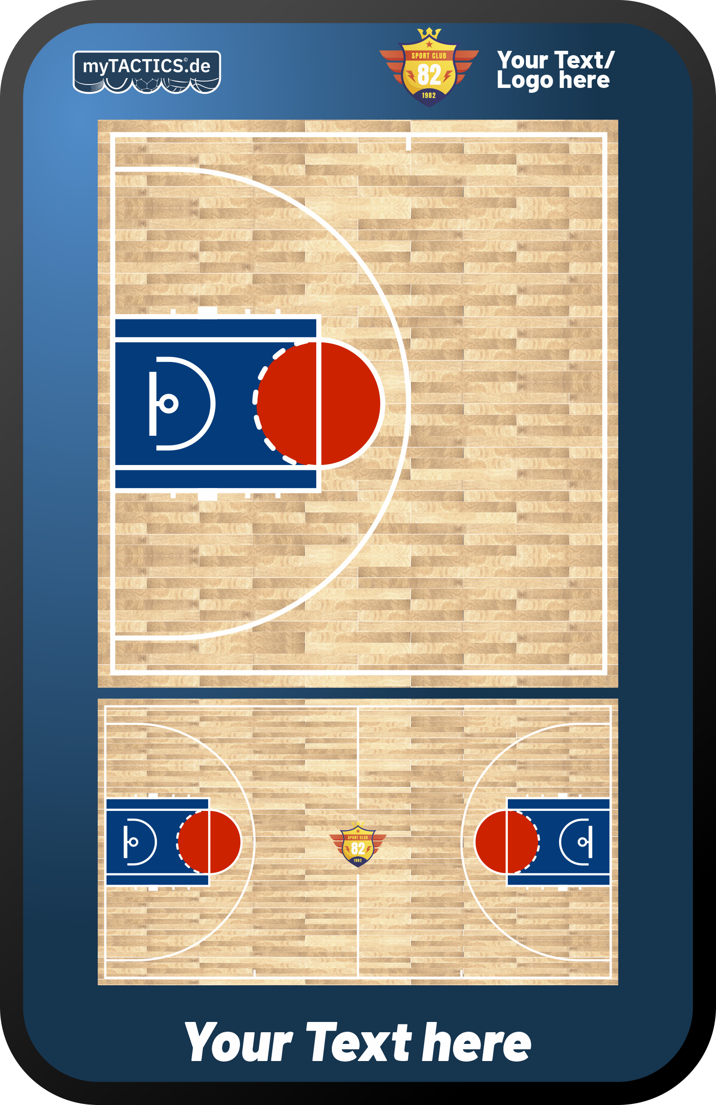 Basketball tactics board