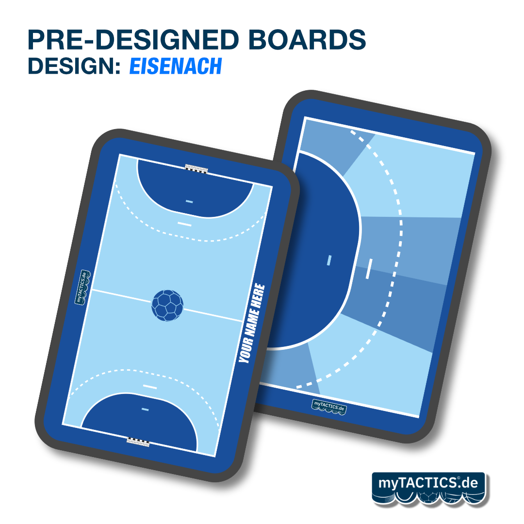 Pre-Designed Handball Coaching Board