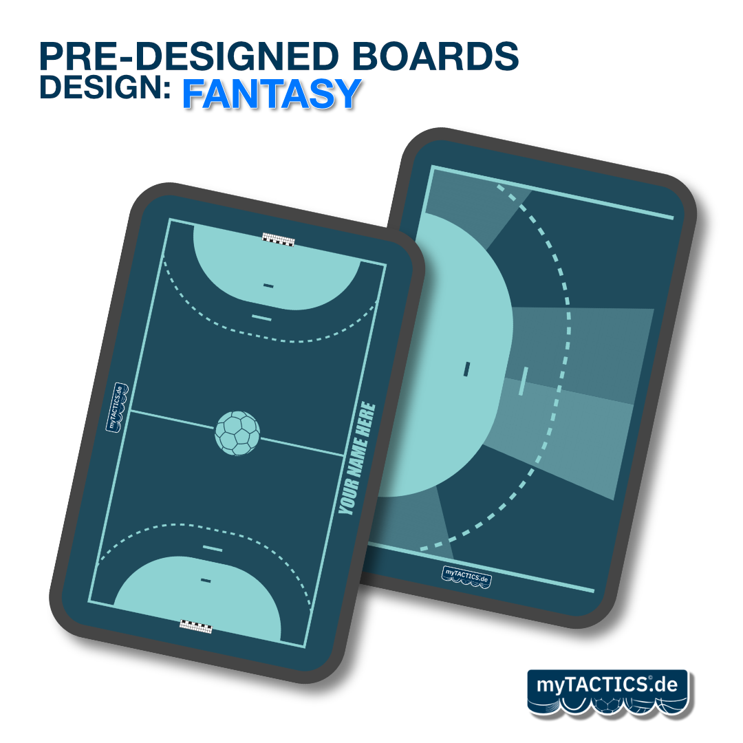 Pre-Designed Handball Coaching Board