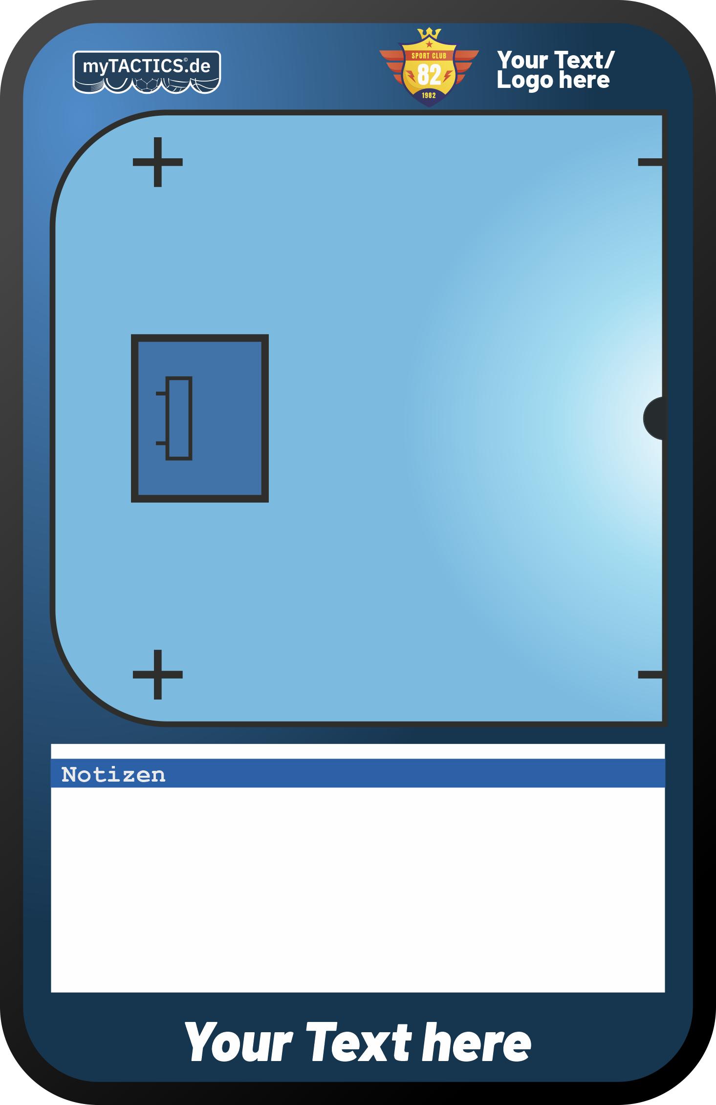 Floorball tactics board