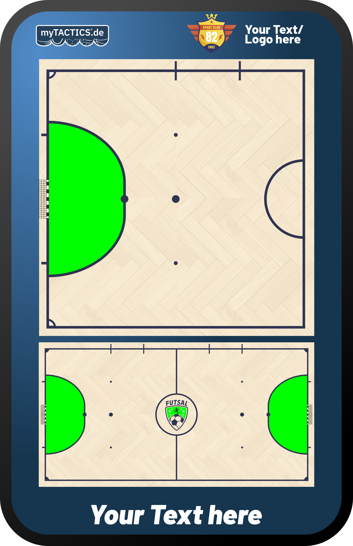 Futsal tactics board