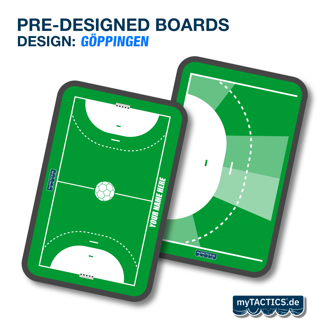 Pre-Designed Handball Coaching Board