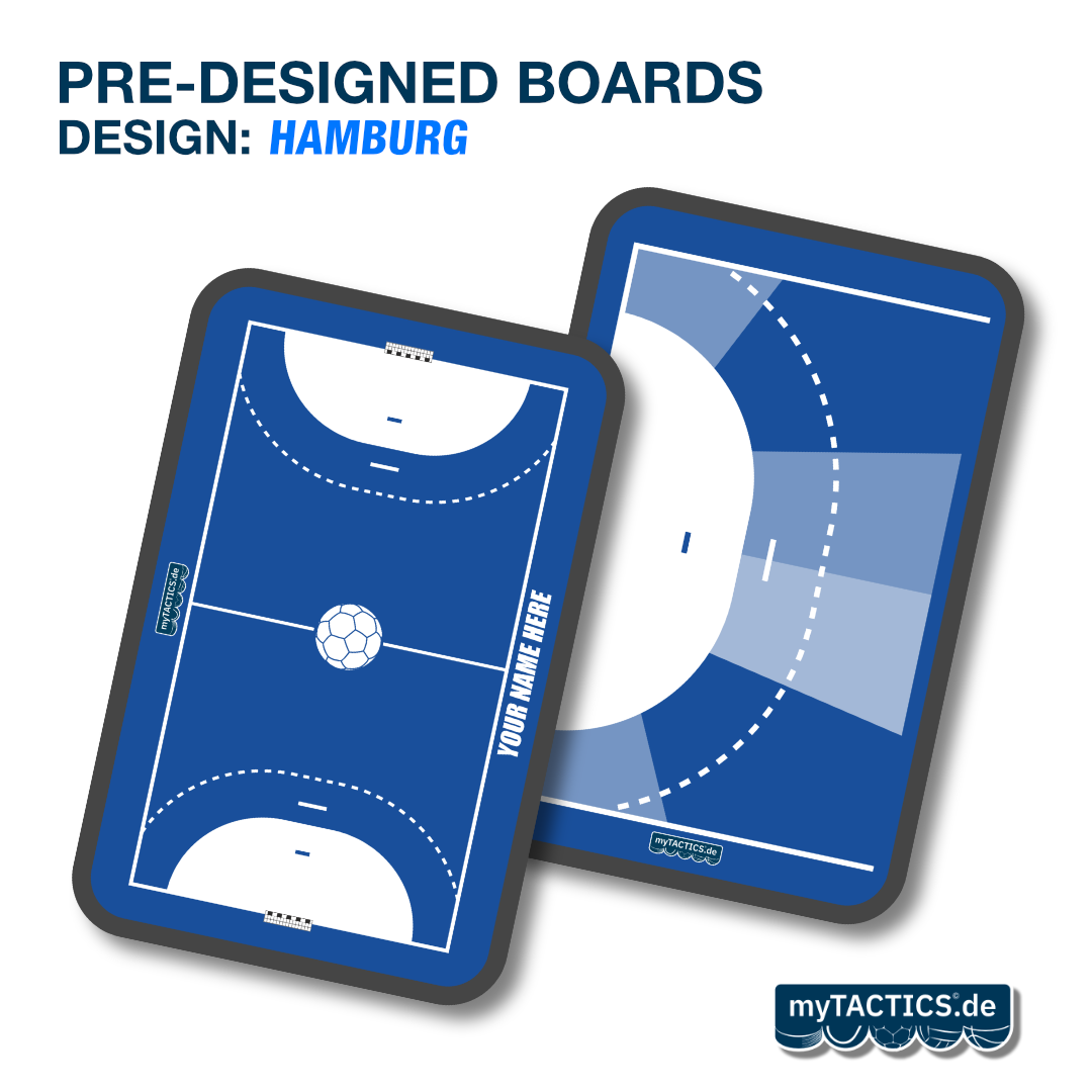 Pre-Designed Handball Coaching Board