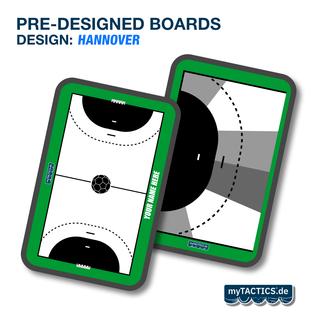 Pre-Designed Handball Coaching Board