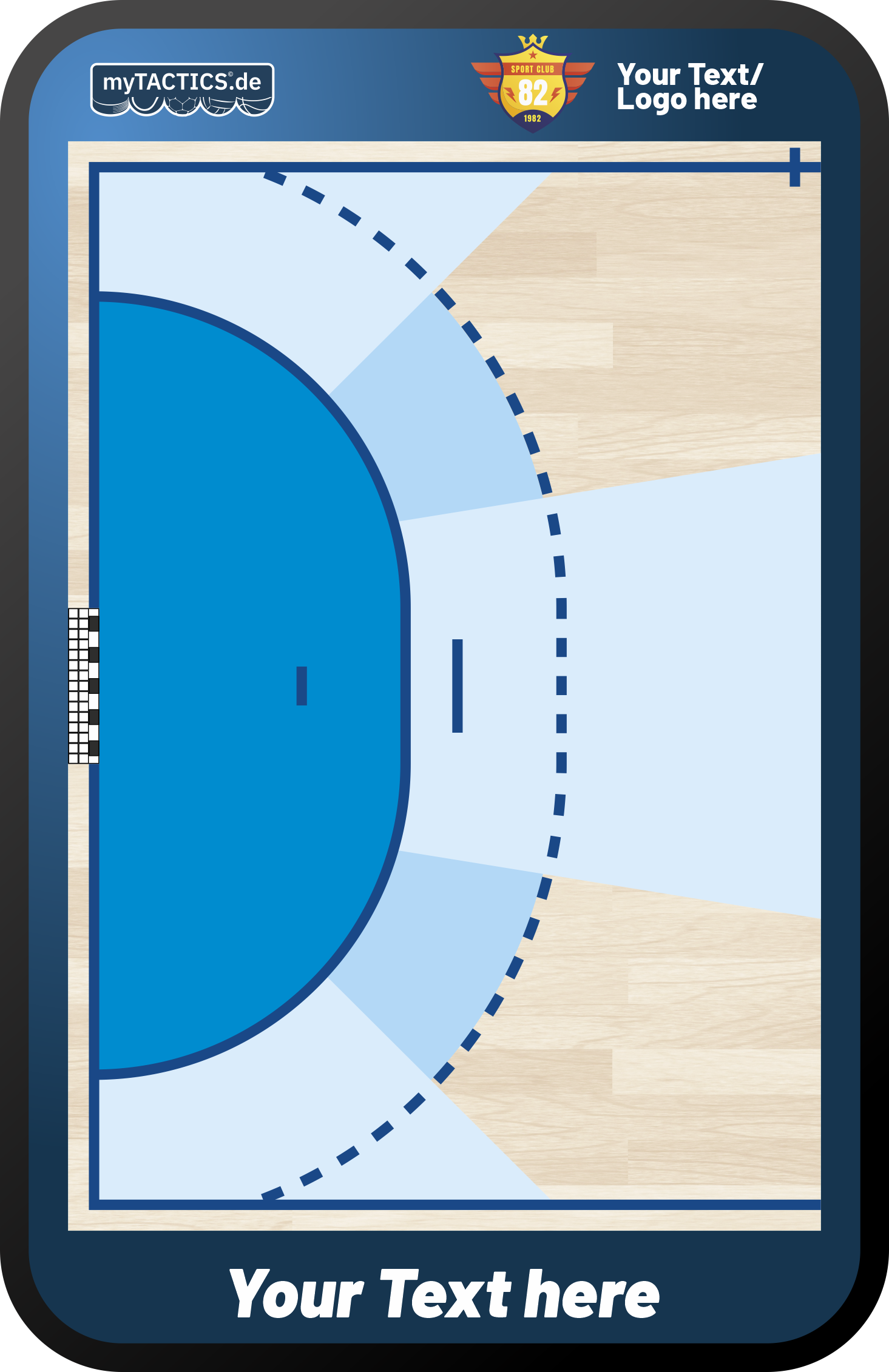 Handball tactics board