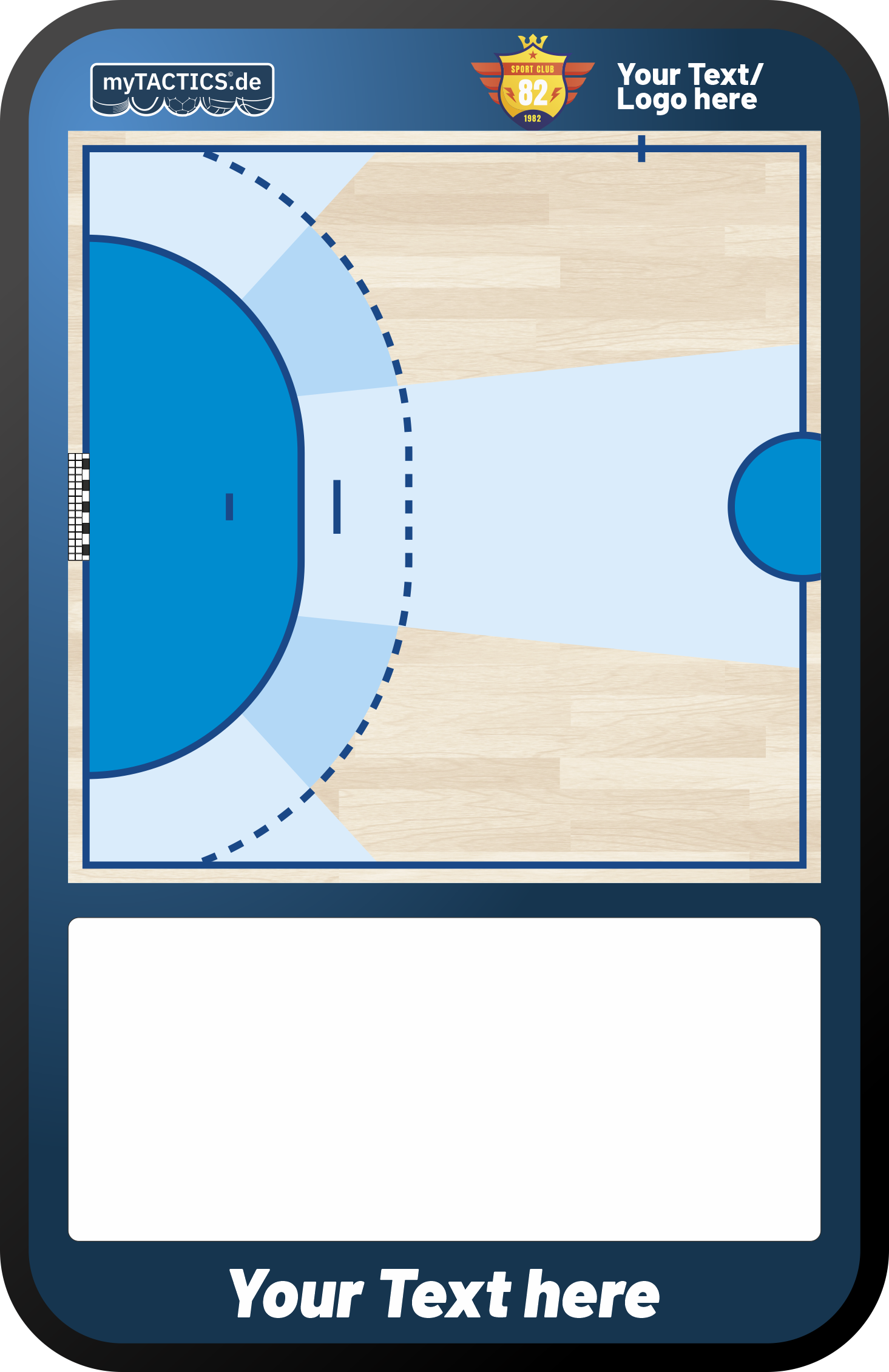 Handball tactics board