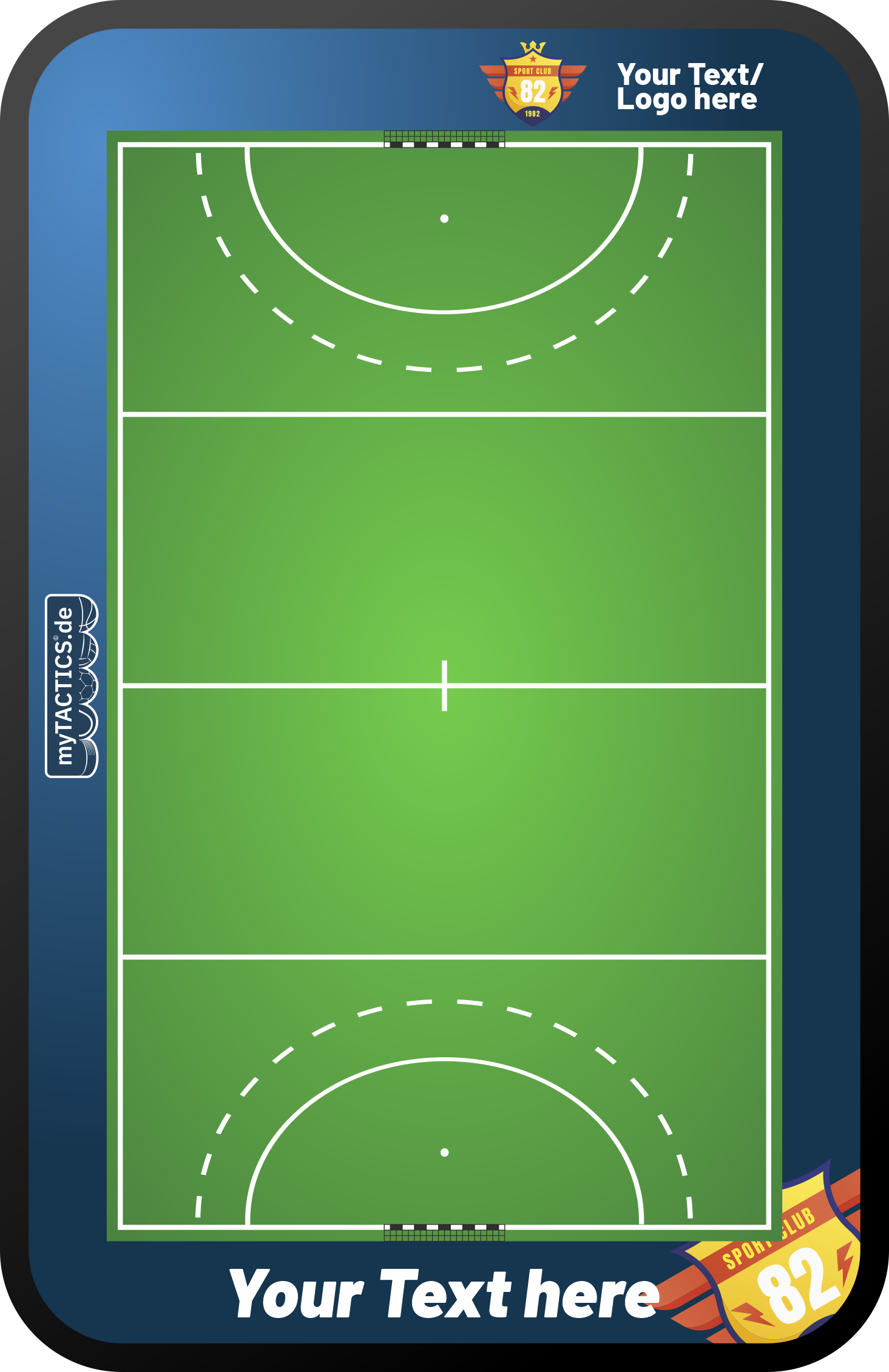 Field hockey tactics board