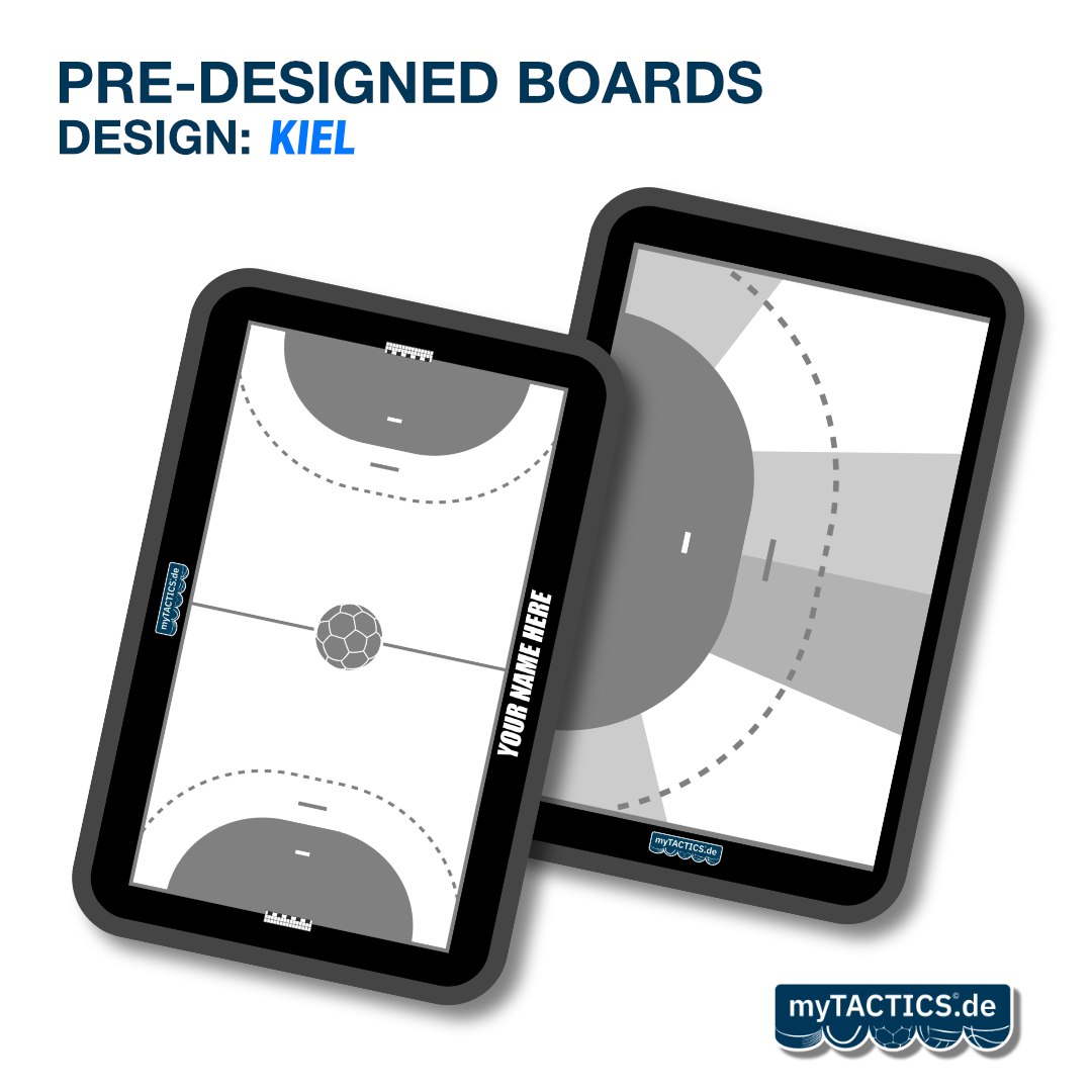 Pre-Designed Handball Coaching Board