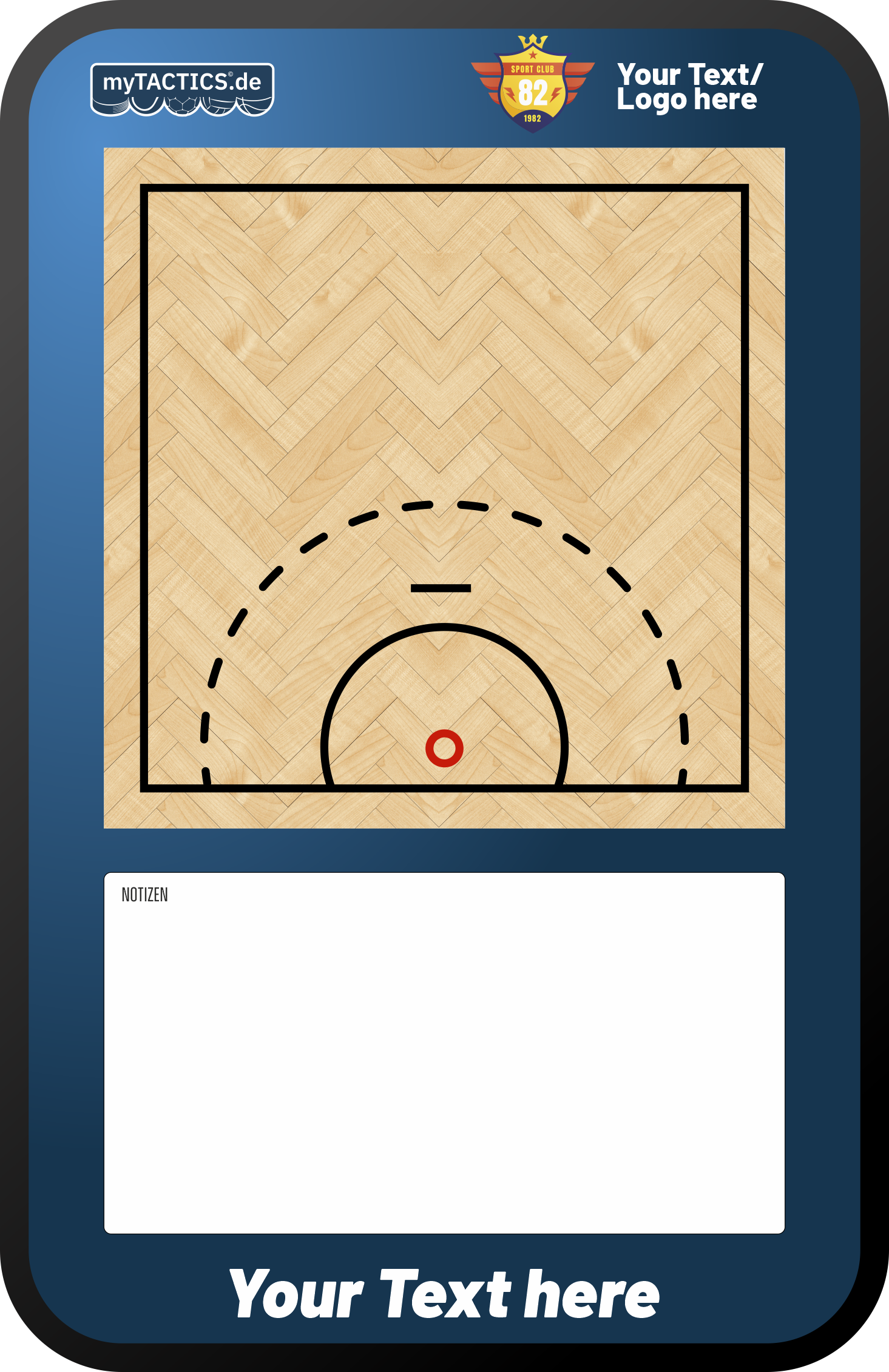 Taktiktafel Korbball