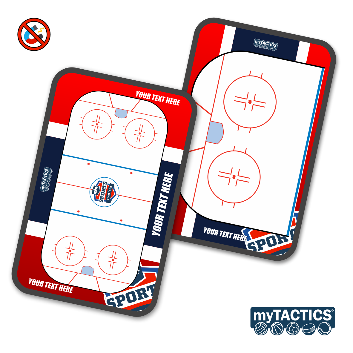 Pre-Designed Handball Coaching Board