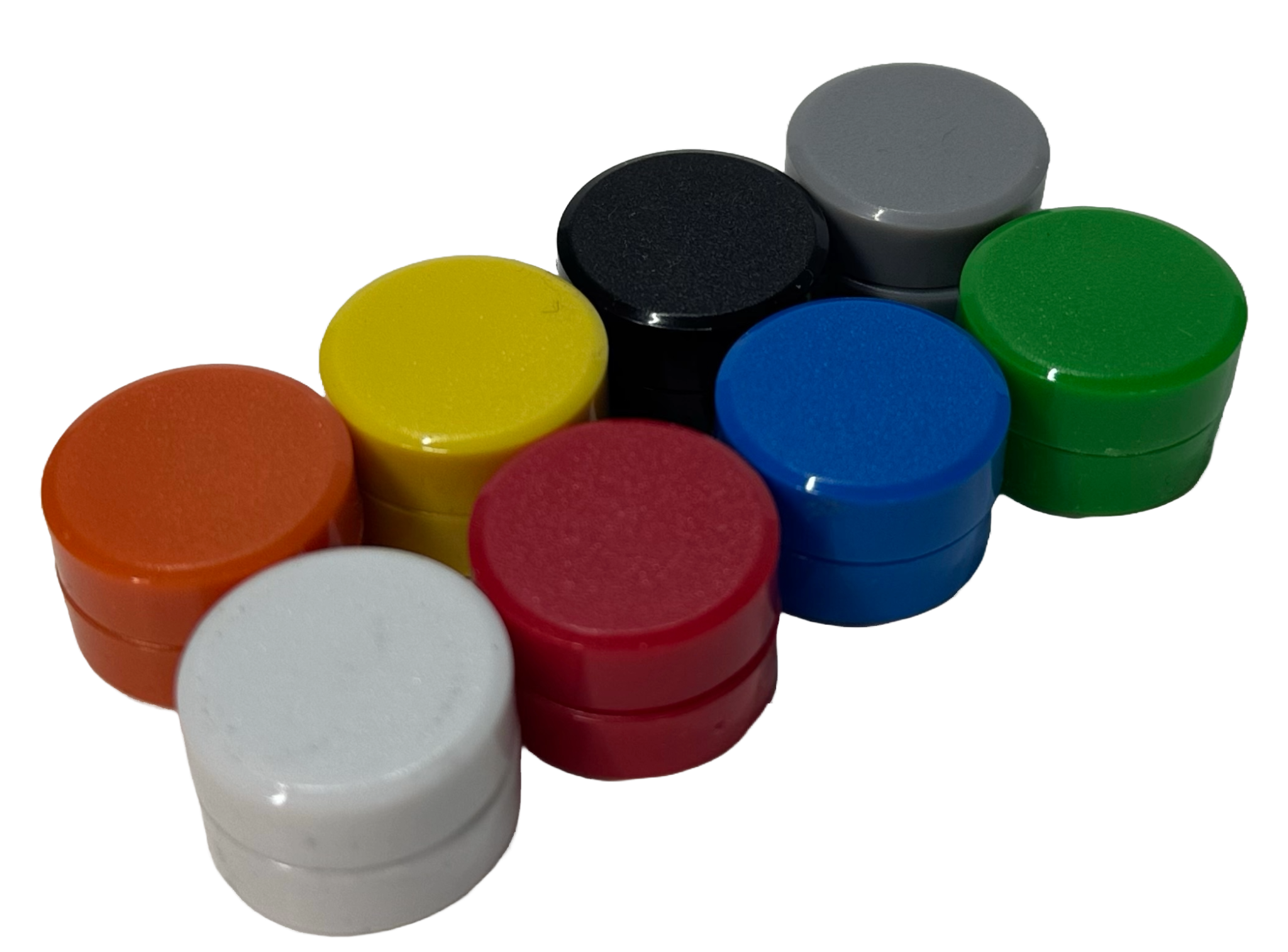 Set aus runden Magneten, bunt sortiert, 20 mm