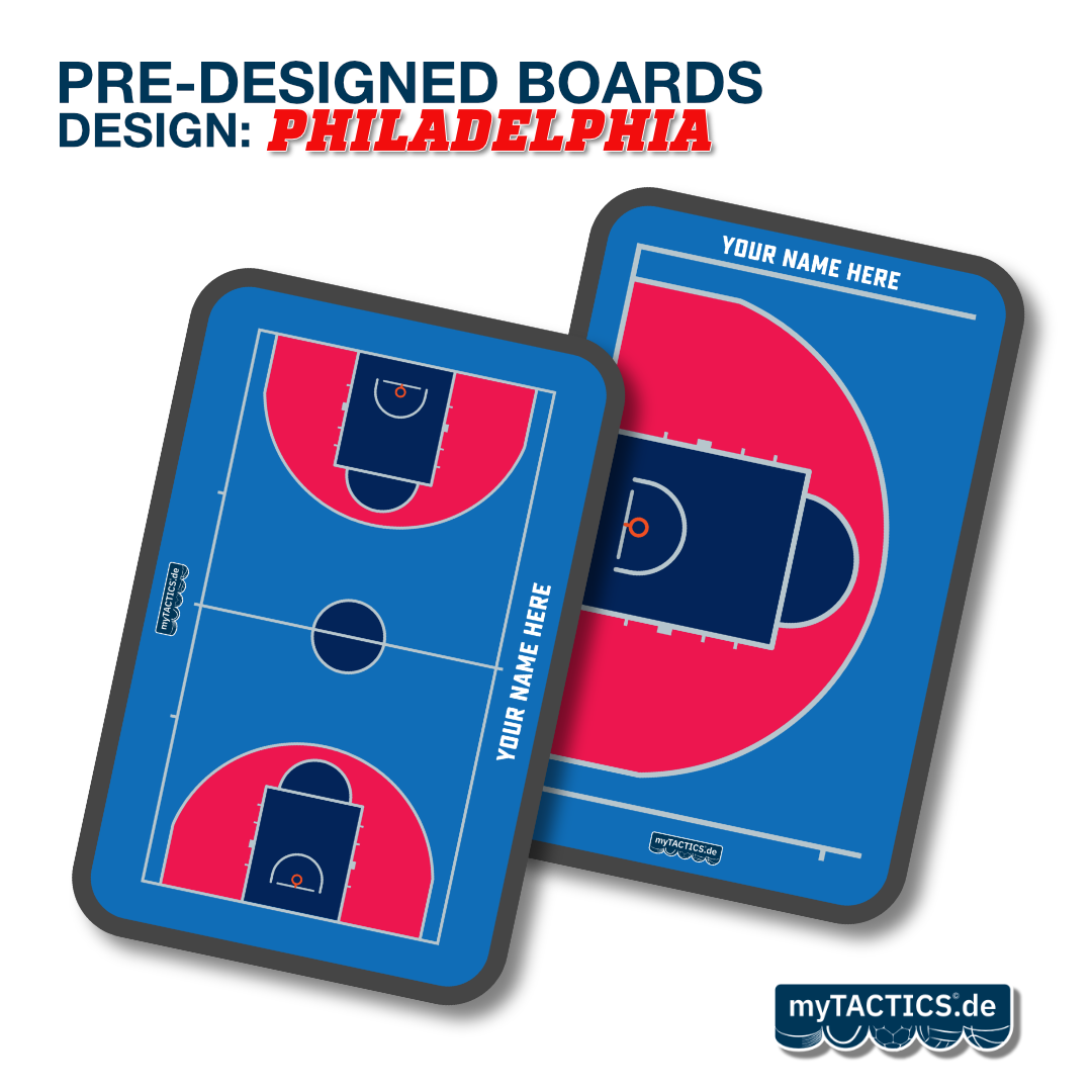 Pre-Designed Handball Coaching Board