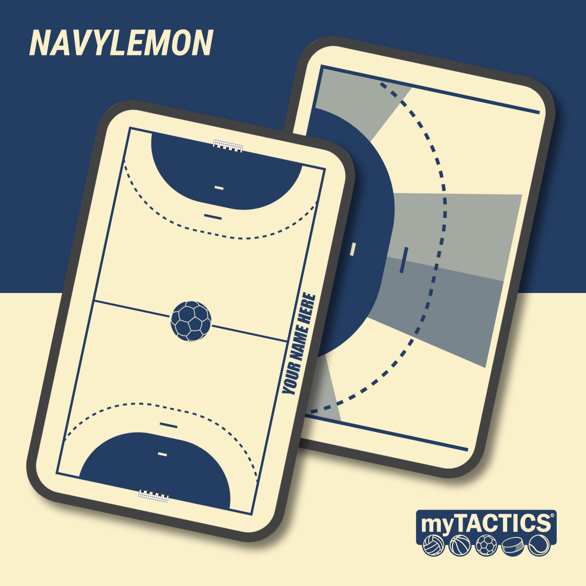 Pre-Designed Handball Coaching Board