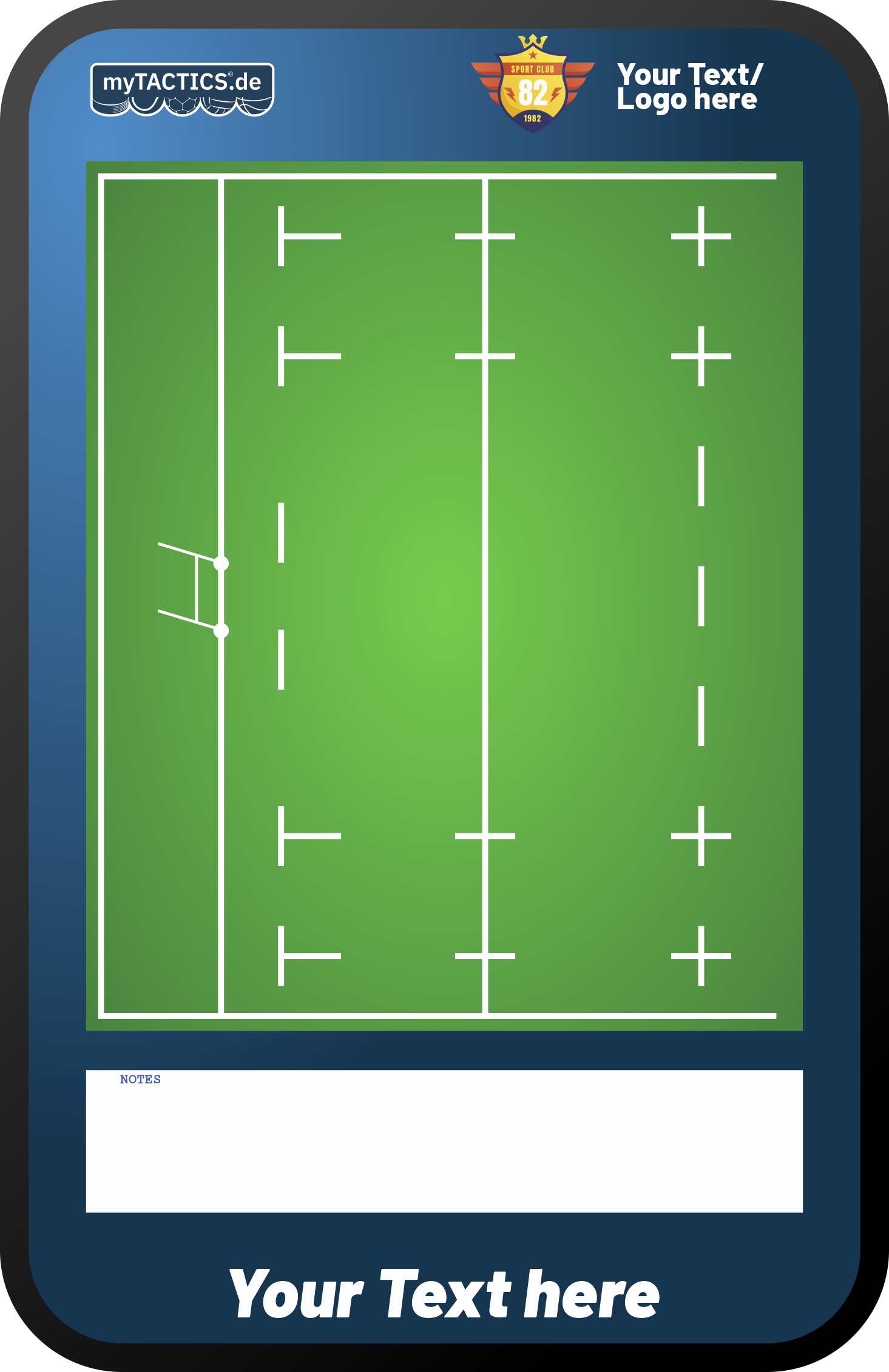 Rugby tactics board