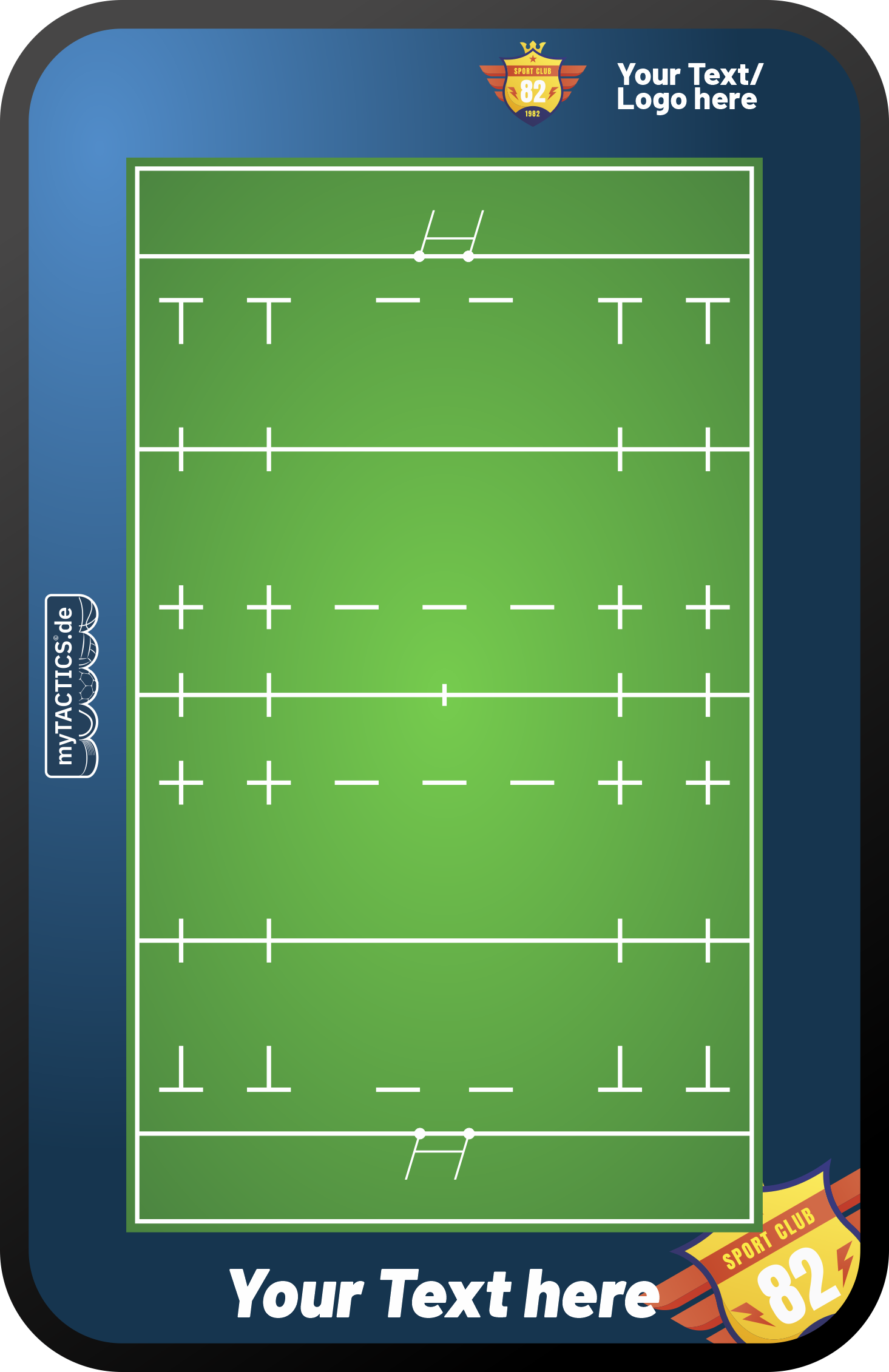 Rugby tactics board