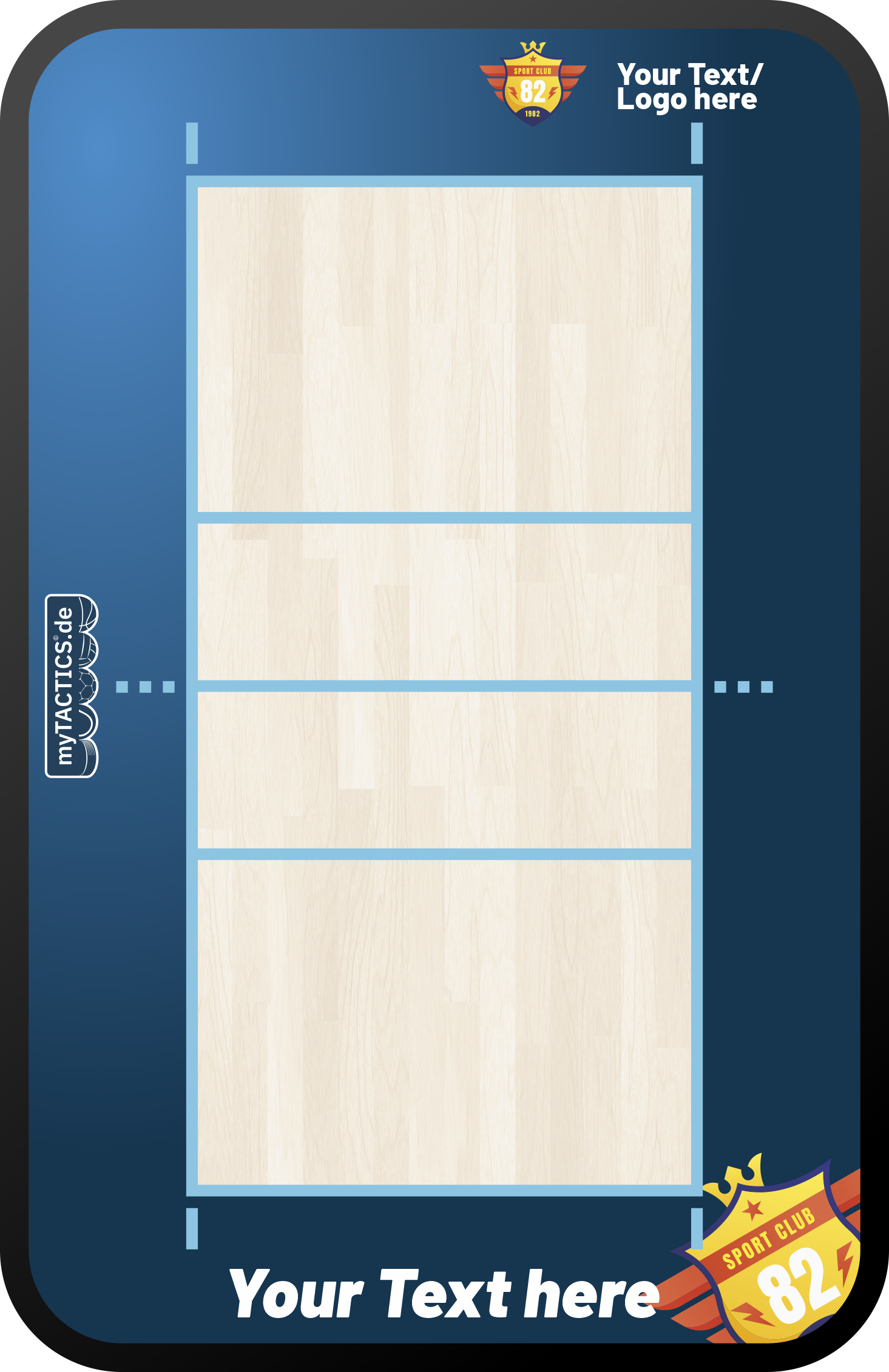 Volleyball tactics board