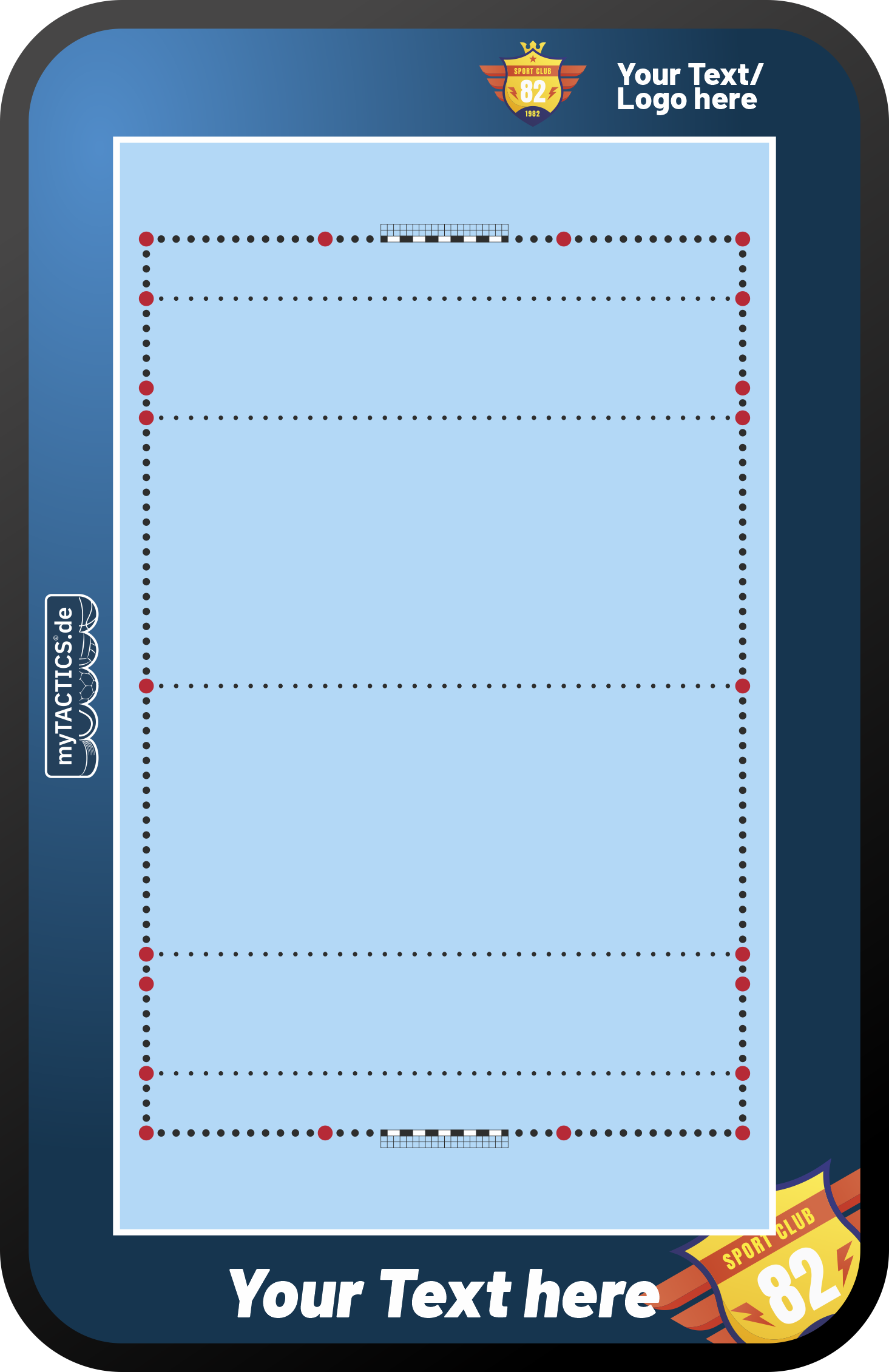 Water polo tactics board